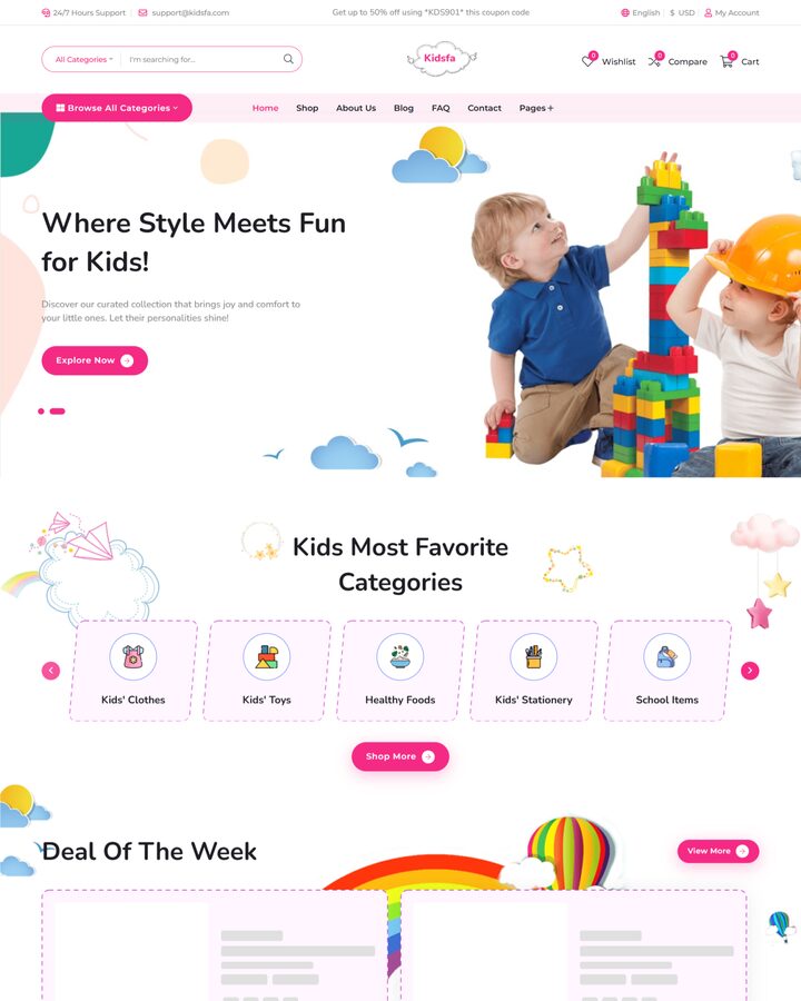 Kids template